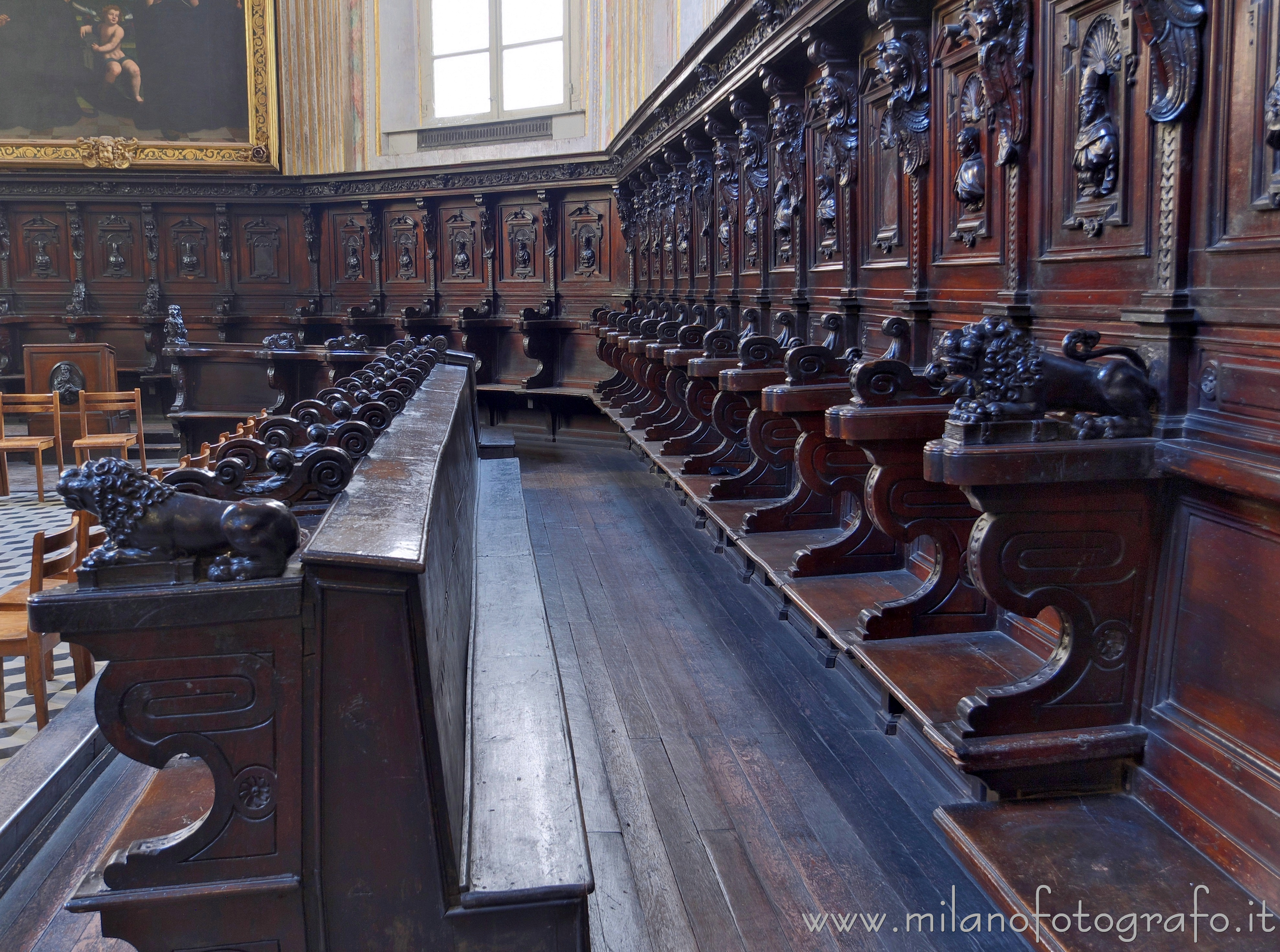 Milano - Stalli del coro della Basilica di San Marco - Foto a piena risoluzione